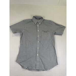 Palace Black Service Short Sleeve Shirt Stripe Size S